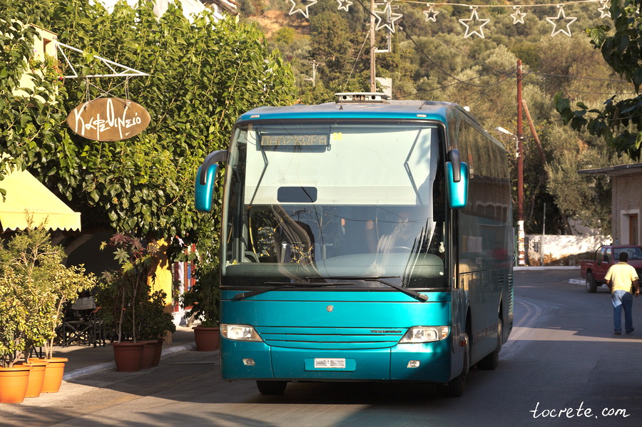 Автобусы на Крите (передвижение по острову на общественном транспорте)