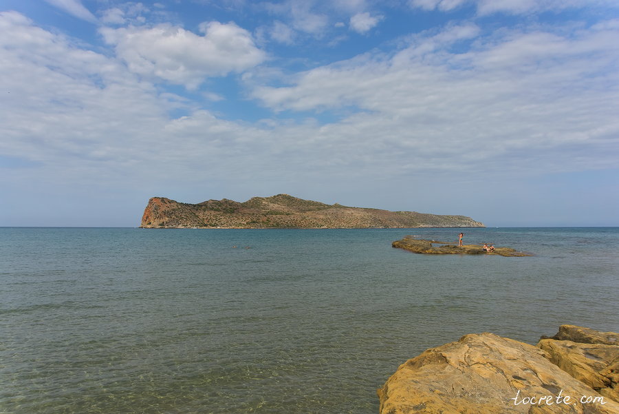 Остров Святого Феодора в Агия Марине. 11 октября 2019. Греция, Крит