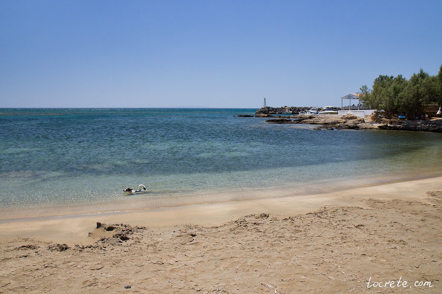 Пляж Франгокастелло (Франгокастело). Южный Крит в августе