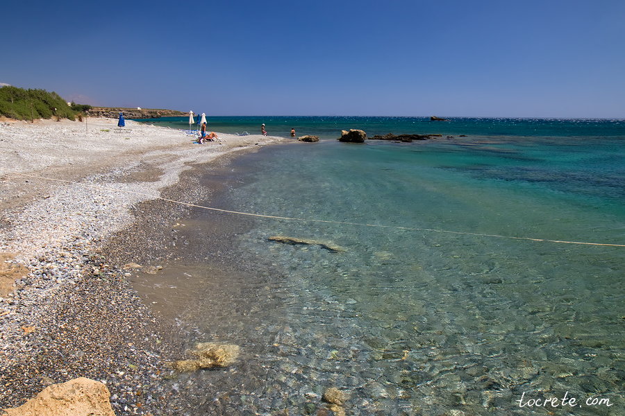 Пляж Лакки. Южный Крит в августе